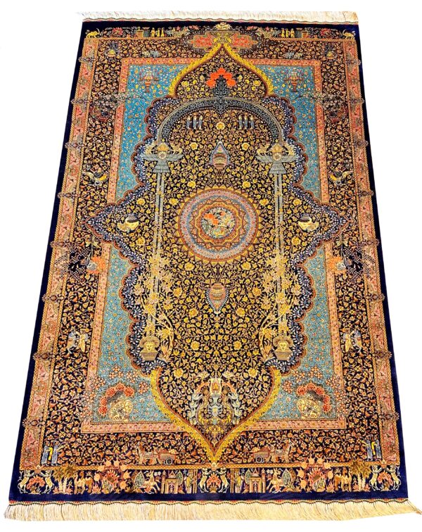 GHOM Silk Iran 200x133cm by master Soolie - Image 3