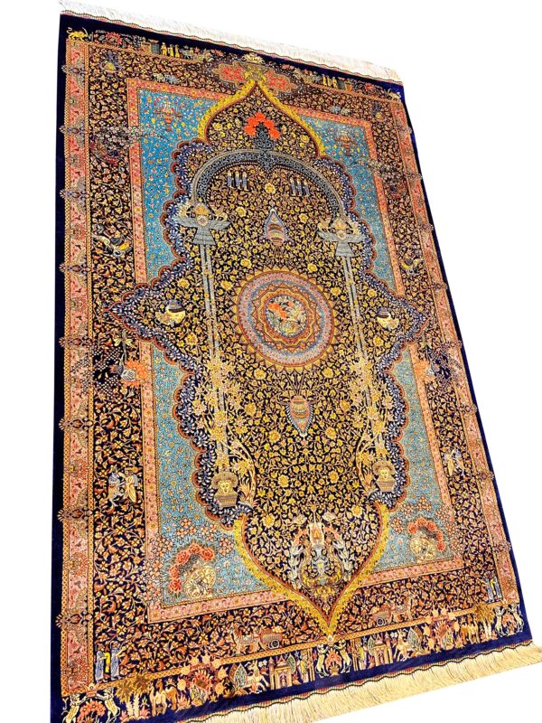 GHOM Silk Iran 200x133cm by master Soolie - Image 4