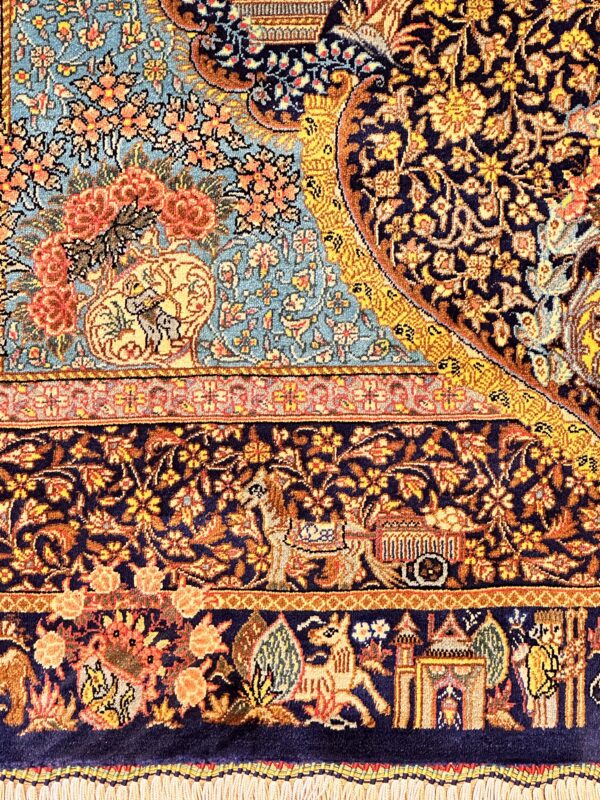 GHOM Silk Iran 200x133cm by master Soolie - Image 8