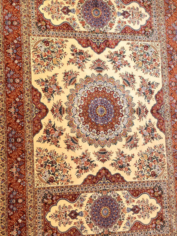 GHOM Silk Iran 200x300cm by master Naimi - Image 8