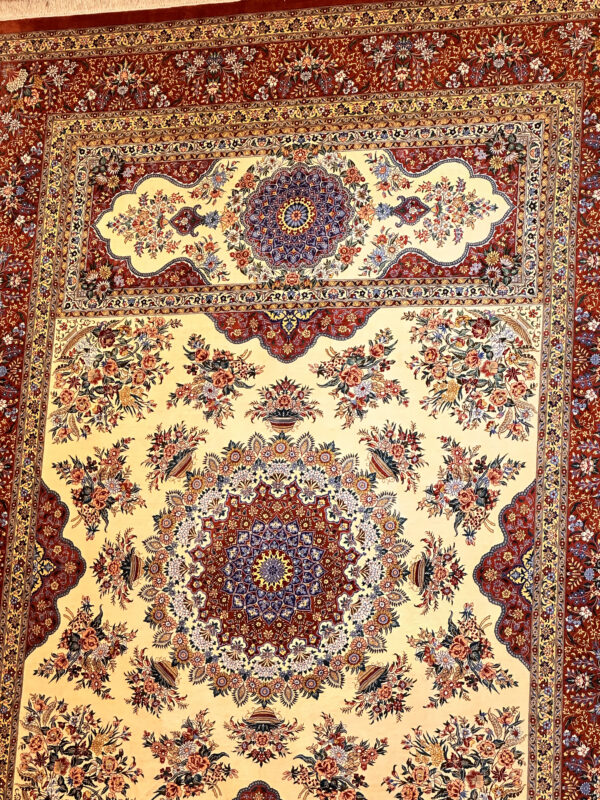 GHOM Silk Iran 200x300cm by master Naimi - Image 7