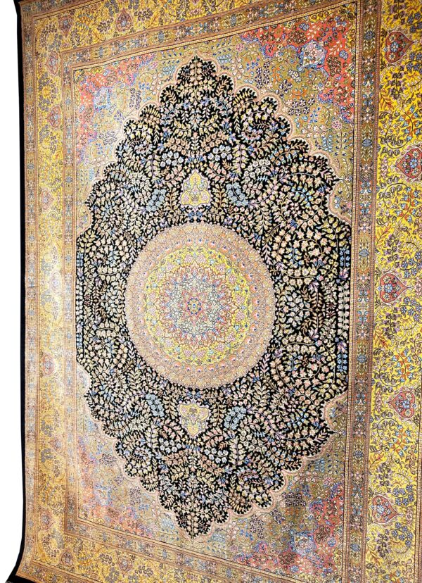 GHOM Silk Iran 200x300cm by master Shirazi - Image 2