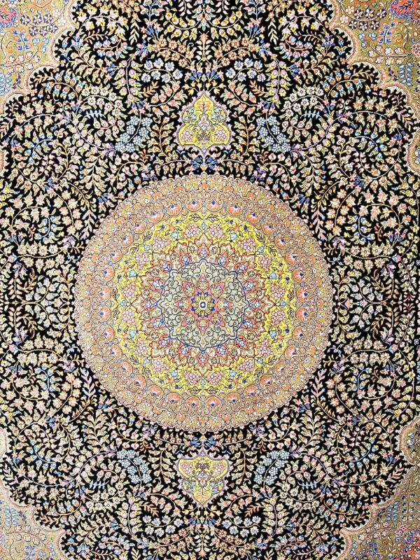 GHOM Silk Iran 200x300cm by master Shirazi - Image 5