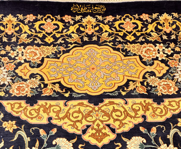 GHOM Silk Iran 200x300cm by master Mostafa - Image 4