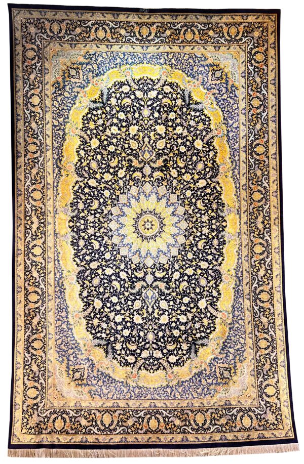 GHOM Silk Iran 200x300cm by master Babai