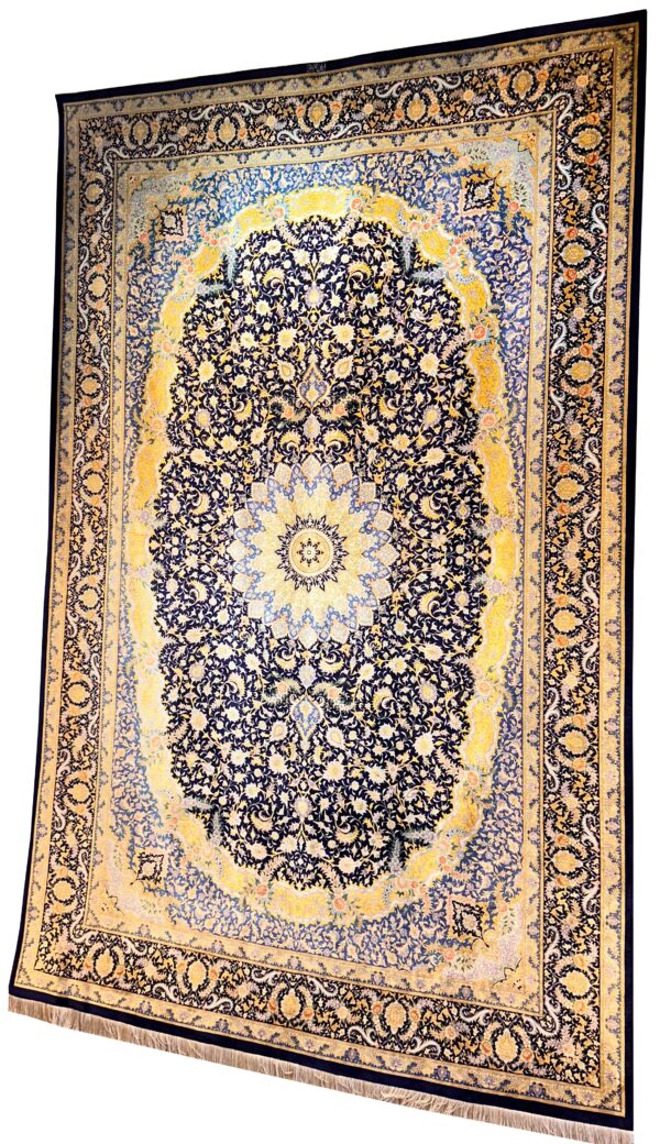 GHOM Silk Iran 200x300cm by master Babai - Image 3