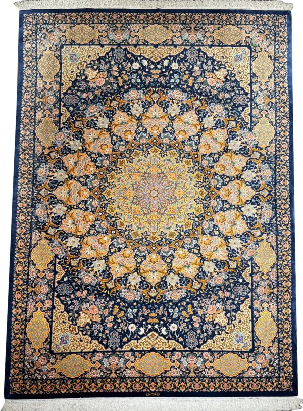 GHOM Silk Iran 200x300cm by master Mostafa