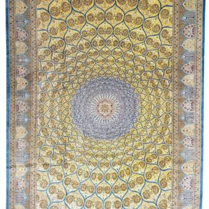 GHOM Silk Iran 200x300cm by master Mirmehdi